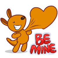 I Love You Valentine Sticker by Afternoon films