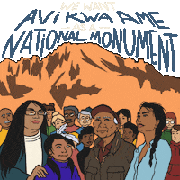 Native American Mountain Sticker by INTO ACTION