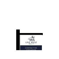 Contact Me Real Estate Sticker by Live West Realty