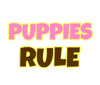 Puppy Dog Training Sticker