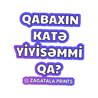 Zaqatala Sticker by Zagatala Prints