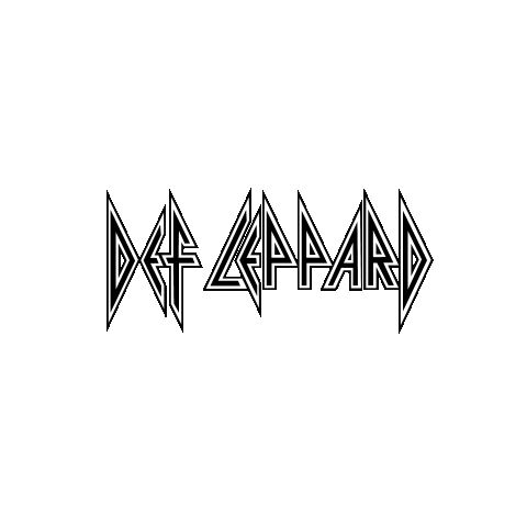 Rock Band Logo Sticker by Def Leppard
