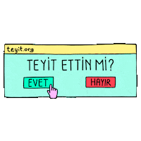 suspicion factchecking Sticker by Teyit