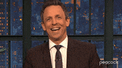 Seth Meyers Laugh GIF by PeacockTV