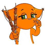 squirrel kroshkashi Sticker