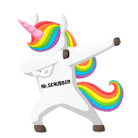 Dance Unicorn Sticker by MrSCRUBBER