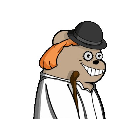 A Clockwork Orange Nft Sticker by SuperRareBears