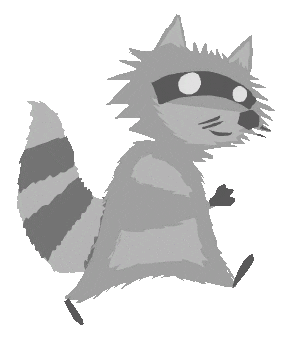 clevendeavgames giphyupload run raccoon uch Sticker