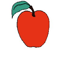 Claires_Stores apple claires Sticker