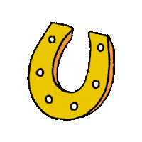 Claires_Stores horseshoe claires Sticker