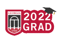 Graduation Class Of 2022 Sticker by University of Georgia