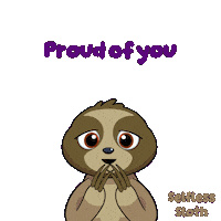 Proud Sloth Sticker by VeeFriends