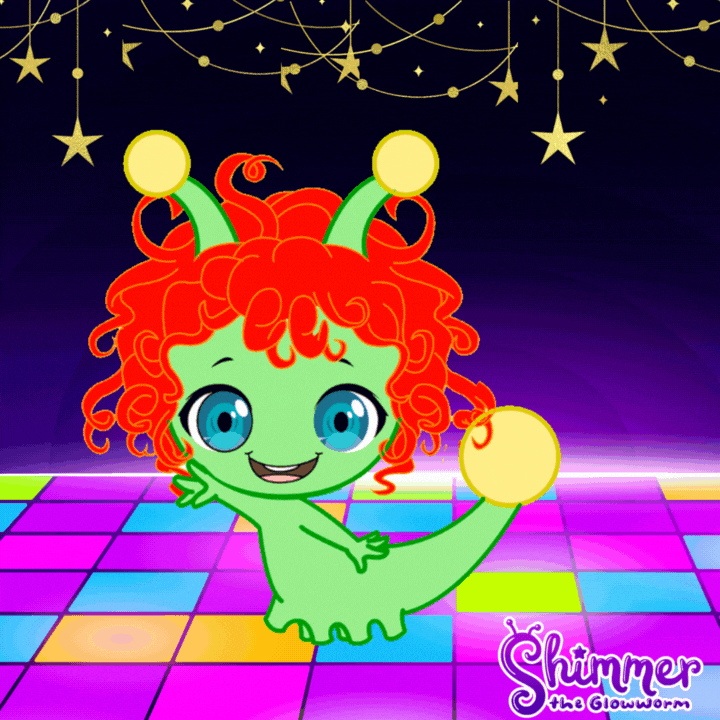 Main Character Dancing GIF by ShimmertheGlowworm