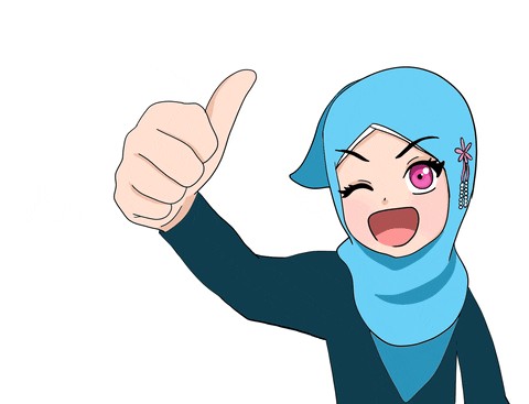 anime girl muslim GIF