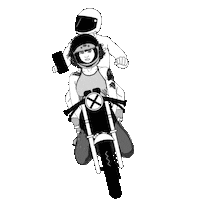 helmet cafe racer Sticker by Motoveli Motorcycle Magazine