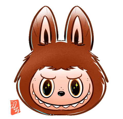 Wink Labubu Sticker by Johnram27