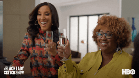 Celebrate Robin Thede GIF by A Black Lady Sketch Show