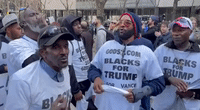 Trump Supporters Chant Near Manhattan Courthouse