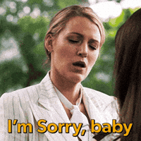 Im Sorry GIF by Blake Lively Fan