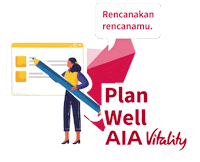 Vision Think Sticker by AIA INDONESIA