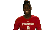 Wisconsin Volleyball Dance Sticker by Wisconsin Badgers