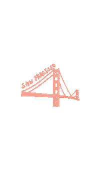 San Francisco California Sticker