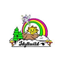 Ephemera rainbow sun unicorn sunshine Sticker