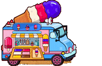 Icecream Truck Sticker by Tiny Minies