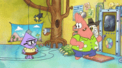 Scared Patrick Star GIF by SpongeBob SquarePants