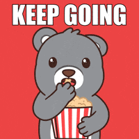 Teddy Bear Popcorn GIF by BEARISH