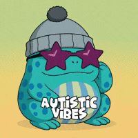Vibes Frog GIF by Tamitos