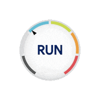 Run Running Sticker by Creative Technology & Design at FIT