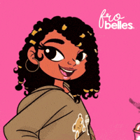 Bubble Tea Natural Hair GIF by Frobelles
