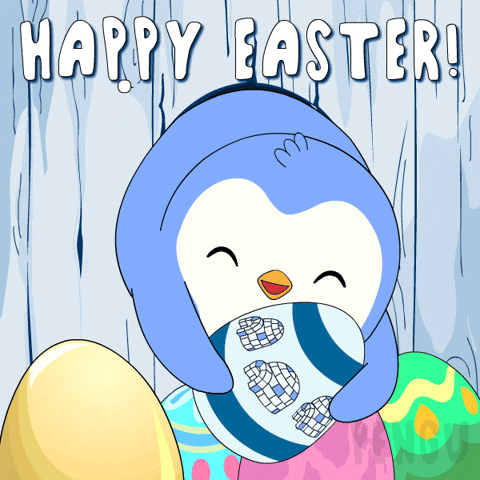 Easter Eggs Penguin GIF by Pudgy Penguins