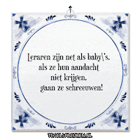 Baby Humor Sticker by Tegelspreuken.nl