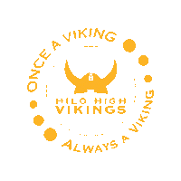 hilohighschool vikings hilo goviks bluegold Sticker