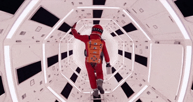 A Space Odyssey Running GIF