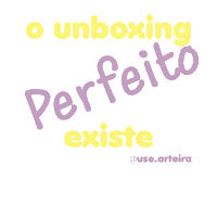 Unboxing Sticker by arteira - presentes criativos