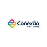 conexaotintas cores tintas conexão conexão tintas e cores Sticker