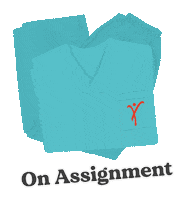 Scrubs Healthcare Sticker by Trusted Nurse Staffing