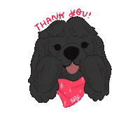 Happy Dog Sticker by Ann of Facedit