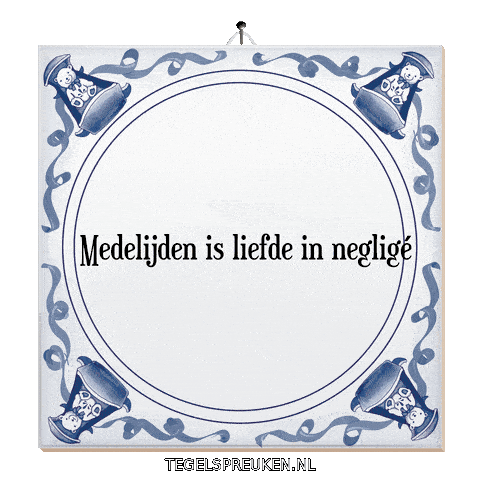 Troost Emotie Sticker by Tegelspreuken.nl