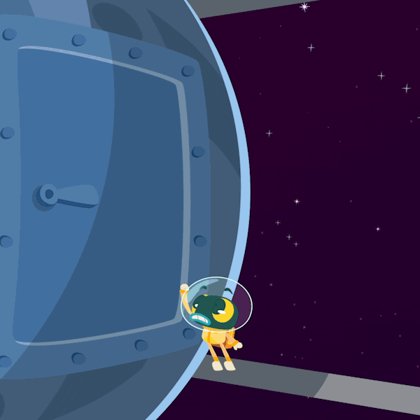 outer space hello GIF by PlayKids