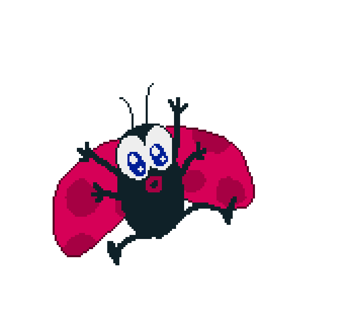 Happy Pixel Sticker