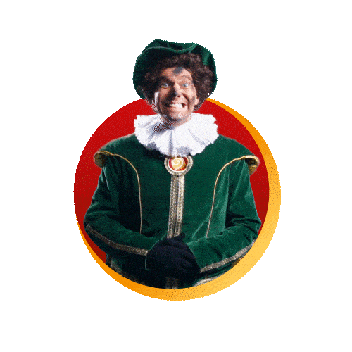 5 December Pieten Sticker by Boekdesint