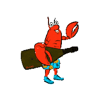 fischereitegernsee cheers bayern prost lobster Sticker