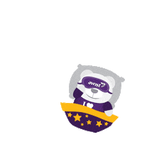 avristsolution star night bear goodnight Sticker