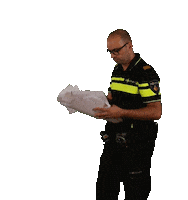politie office agent give up politie Sticker
