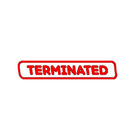 Termination Sticker by Billdu