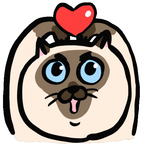 I Love You Heart Sticker by ehcat